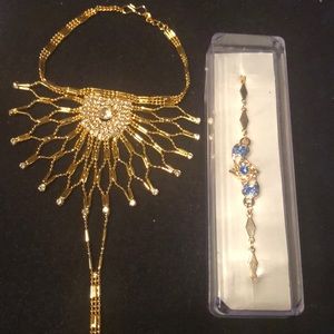 NWOT BOGO bracelets with an attached ring